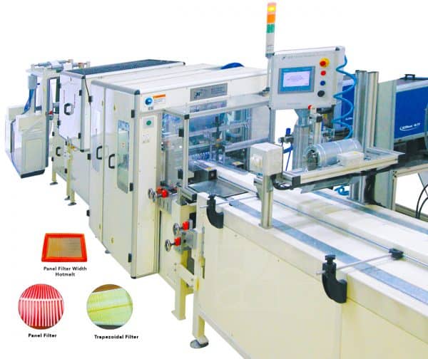 A2Z Filtration's Panel Filter Pleating Line